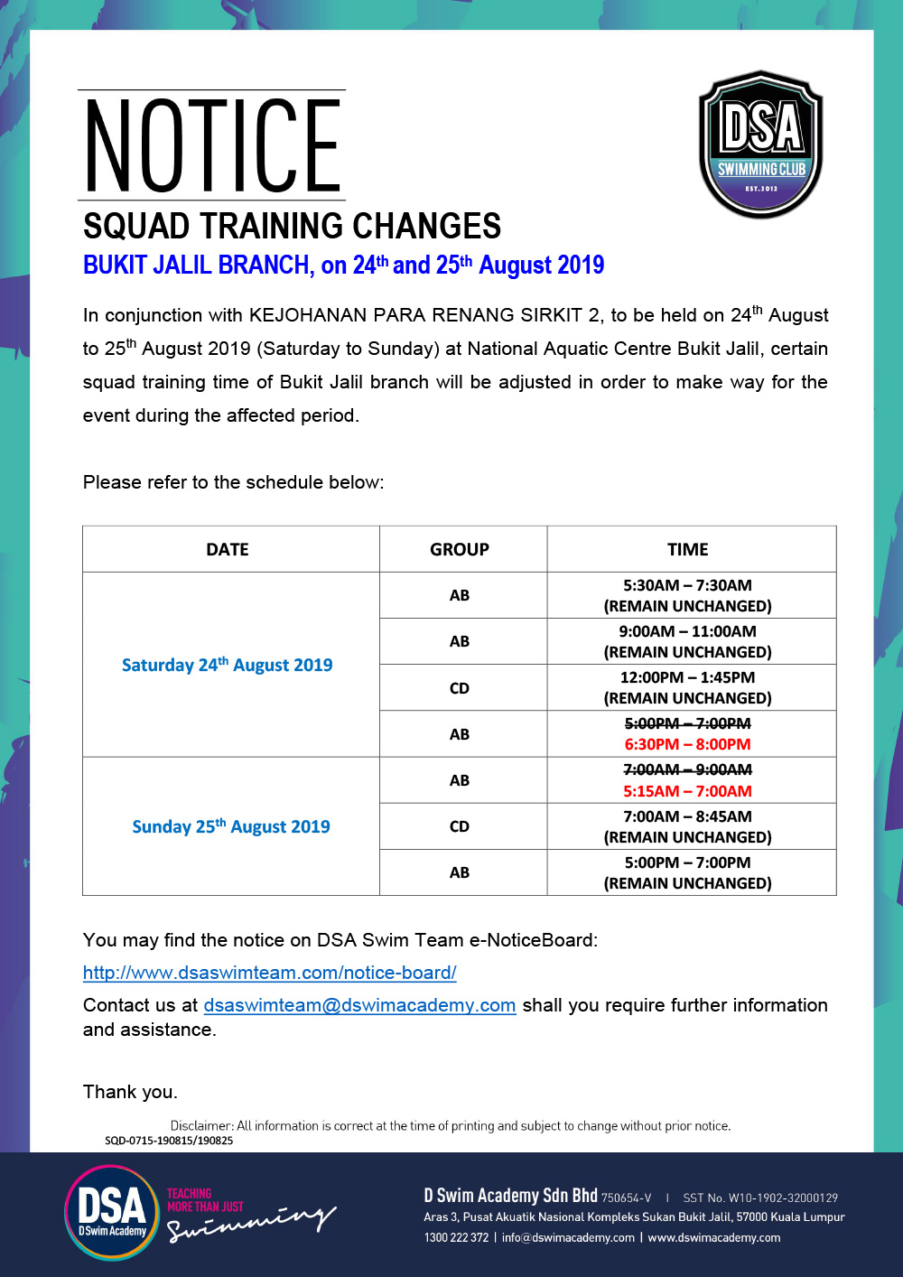 Bukit-Jalil-Squad-Training-Change